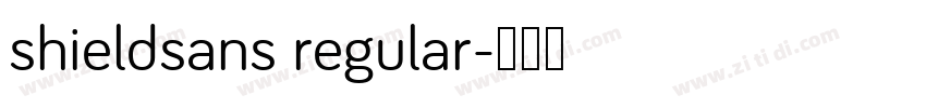 shieldsans regular字体转换